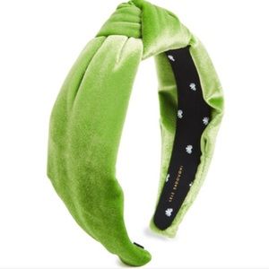 LELE SADOUGHI - Velvet Knot Green Headband